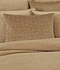 Color:Gold - Image 2 - Townsend Ripple Pleated Lumbar Pillow Cover
