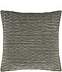 Color:Charcoal - Image 1 - Townsend Ripple Pleated Square Pillow Cover
