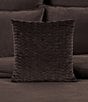 J. Queen New York Townsend Ripple Pleated Square Pillow Cover, Color:Mink - Image 2
