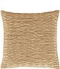 Color:Gold - Image 1 - Townsend Ripple Pleated Square Pillow Cover