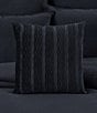 Color:Indigo - Image 2 - Townsend Wave Textured Square Decorative Pillow Cover