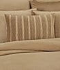 J. Queen New York Townsend Wave Textured Velvet Lumbar Decorative Pillow Cover, Color:Gold - Image 2