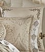 J. Queen New York Trinity Embroidered Scroll Euro Sham, Color:Champagne - Image 2