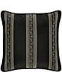 J. Queen New York Vincenzo Woven Damask 20-inch Reversible Square Pillow, Color:Glacier - Image 2