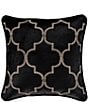 Color:Black - Image 1 - Windham Square Embellished Decorative Pillow