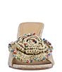 Color:Natural Linen - Image 5 - Abalina Crochet Beaded Ornament Dress Slide Sandals