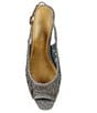 Color:Pewter - Image 6 - Arata Rhinestone and Mesh Slingback Dress Sandals