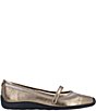 J. Renee Belenya Metallic Leather and Mesh Mary Jane Flats - Image 2