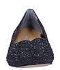Color:Black Glitter - Image 5 - Bielle Glitter Fabric Rhinestone Block Heel Pumps
