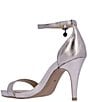Color:Taupe Metallic - Image 3 - Bryn Metallic Leather Ankle Strap Dress Sandals