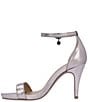 Color:Taupe Metallic - Image 4 - Bryn Metallic Leather Ankle Strap Dress Sandals