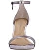 Color:Taupe Metallic - Image 5 - Bryn Metallic Leather Ankle Strap Dress Sandals