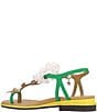 J. Renee Dazee Daisy and Bee T-Strap Toe Loop Flat Sandals - Image 3