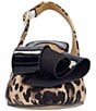 J. Renee Delara Leopard Print Slingback Pointed Toe Curled Bow Pumps - Image 5