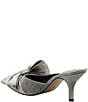 Color:Pewter - Image 3 - Elonna Glitter Bow Detail Pointed Toe Mules