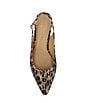 Color:Brown/Black Leopard - Image 6 - Ferryanne Rhinestone Leopard Print Slingback Pumps