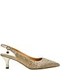 J. Renee Ferryanne Rhinestone Satin Slingback Pumps - Image 6