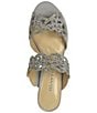 J. Renee Francie Satin Rhinestone Embellished Slide Sandals | Dillard's