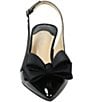J. Renee Gabino Patent Bow Slingback Pumps - Image 5