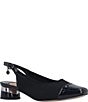 J. Renee Givora Stretch Knit Slingback Pumps - Image 1