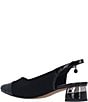 J. Renee Givora Stretch Knit Slingback Pumps - Image 3