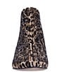 Color:Brown/Black - Image 5 - Jacinta Leopard Rhinestone Embellished Ankle Booties