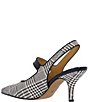 J. Renee Jasira Houndstooth Plaid Mary Jane Slingback Pumps - Image 3