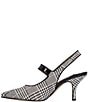 J. Renee Jasira Houndstooth Plaid Mary Jane Slingback Pumps - Image 4