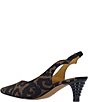 J. Renee Jeyora Leopard Print Pointed Toe Slingback Pumps - Image 3