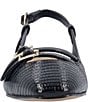 J. Renee Jovana Lizard Embossed Slingback Buckled Mary Jane Pumps - Image 5