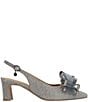 J. Renee Kalindra Glitter Fabric Slingback Bow Pumps - Image 2