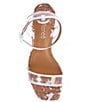 Color:Clear/White - Image 6 - Lavinia Clear Vinyl Cork Wedge Dress Sandals