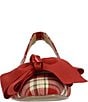 J. Renee Lazule Tartan Plaid Slingback Block Heel Bow Pumps - Image 5