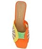 Color:Lime/Yellow/Orange - Image 6 - Lemon8 Satin Rhinestone Slide Sandals