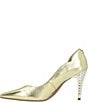 J. Renee Lunessa Metallic Leather Pointed Toe Pumps - Image 4