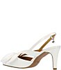 J. Renee Morigen Patent Bow Slingback Pumps - Image 4
