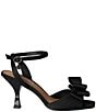 J. Renee Nishia Satin Bow Ankle Strap Dress Sandals | Dillard's