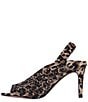 Color:Brown/Black Animal - Image 4 - Odila Animal Print Rhinestone Peep Toe Slingback Dress Sandals