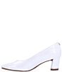 Color:White Patent - Image 4 - Olivienne Patent Block Heel Pumps
