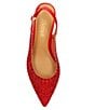 Color:Red Satin - Image 6 - Pranil Satin Rhinestone Block Heel Slingback Pumps