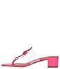Color:Pink - Image 4 - Bonair Rhinestone Flamingo Vinyl Thong Sandals