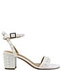 Color:White Satin/Pearl - Image 2 - Rulata Satin Pearl Studded Dress Sandals