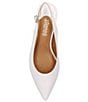 Color:White Pearl Patent - Image 6 - Shayanne Patent Slingback Pumps