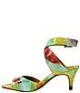 Color:Bright Multi - Image 4 - Soncino Bright Multi Print Patent Leather Dress Sandals