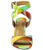 Color:Bright Multi - Image 5 - Soncino Bright Multi Print Patent Leather Dress Sandals