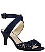 Color:Navy - Image 1 - Soncino Strappy Dress Sandals