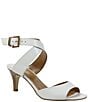 Color:White - Image 1 - Soncino Leather Dress Sandals