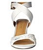 Color:White - Image 5 - Soncino Ribbon Lace Kitten Heel Dress Sandals
