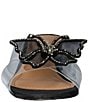 Color:Clear/Black - Image 5 - Sumitra Clear Rhinestone Butterfly Slide Sandals