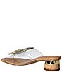 Color:Clear/Natural - Image 3 - Sumitra Clear Rhinestone Butterfly Vinyl Cork Slide Sandals
